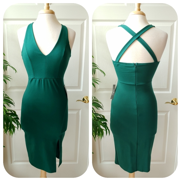 (SOLD!) Lulus Gathering Glances Bodycon Dress - Picture 2 of 11